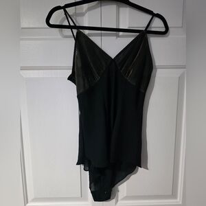 Victoria's Secret Vintage Black and Gold Top
